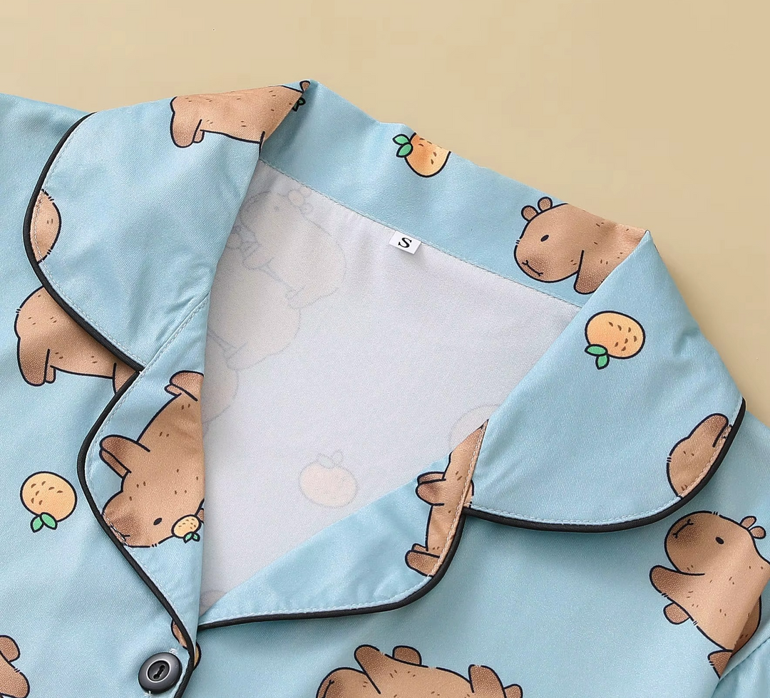 Pijama Capivaras & Laranjinhas