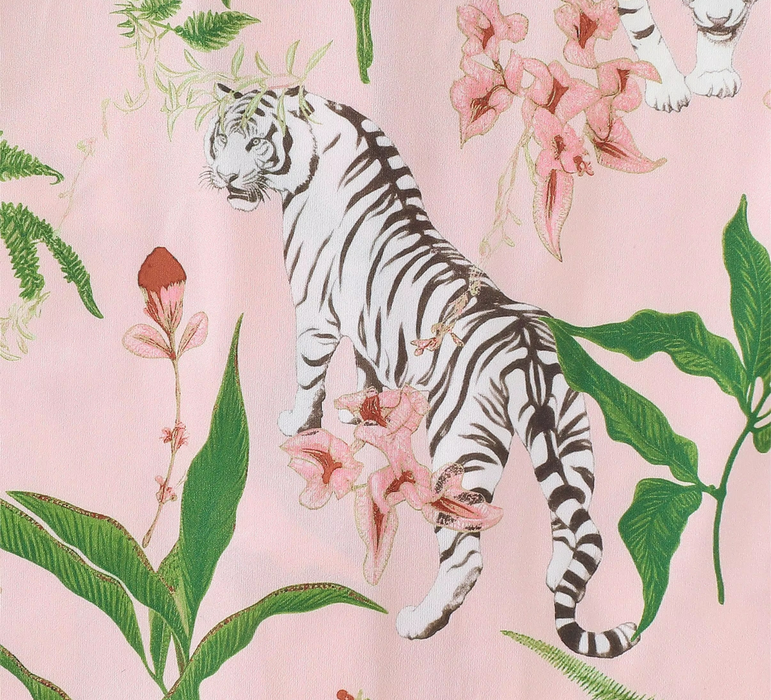 Pijama Tigre Rosa Selvagem