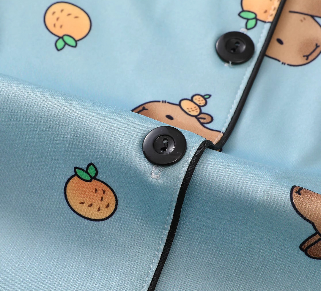 Pijama Capivaras & Laranjinhas